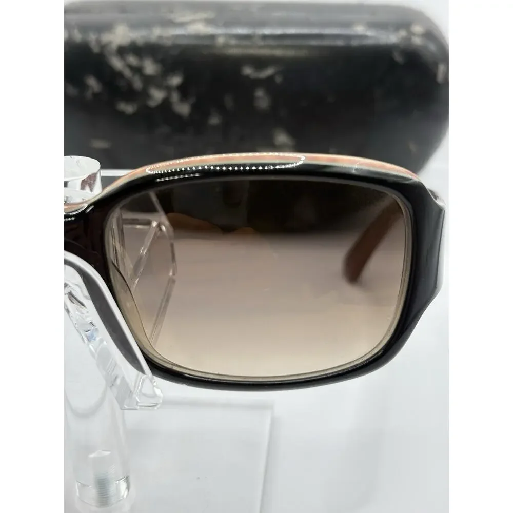 Calvin Klein Collection 9895 796 Sunglasses Brown Gradient Women Italy w Case
